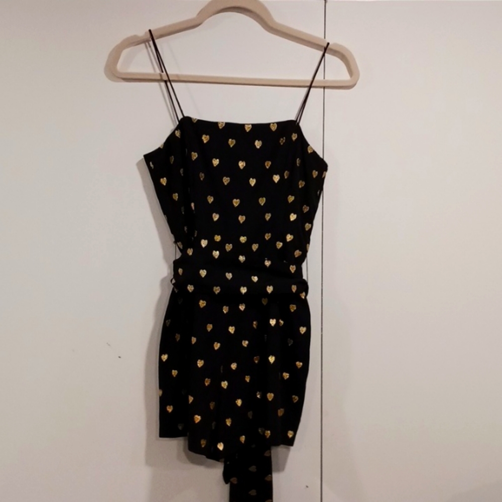 💜 "Golden Heart" Kate Moss Top Shop romper